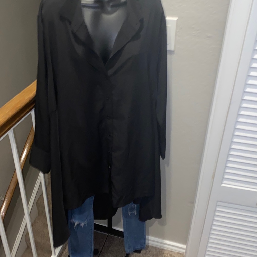 Black high low top